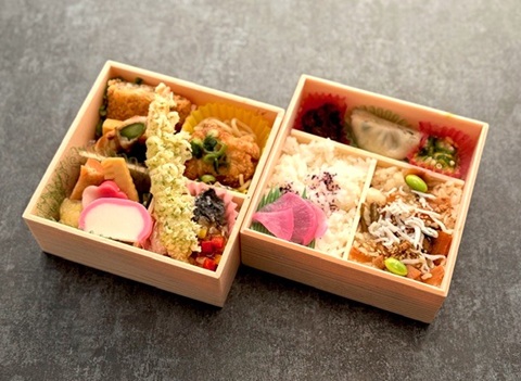季節の二段弁当(4/1~6/30)